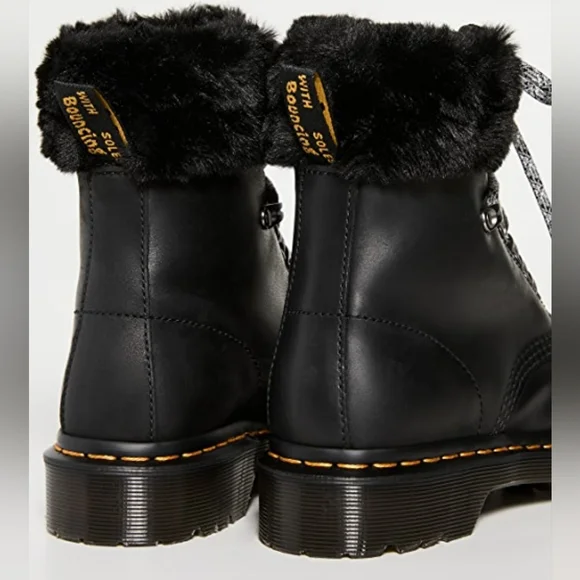 NIB Dr. Martens 1460 Serena Collar Combat Boots - Picture 5 of 11